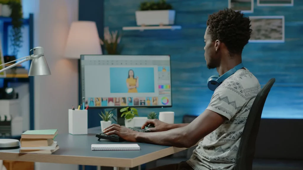 Graphic Design Tips: 10 Proven Ways To Improve Projects 1 Designer Applying Graphic Design Tips While Editing A Project