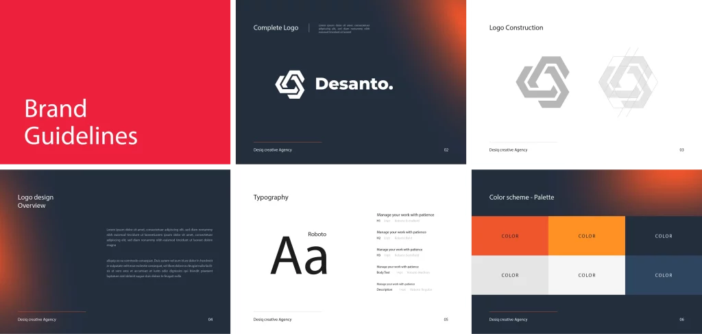What Is Branding? 7 Proven Steps To Build A Strong Brand 2 Brand Guideline Boards That Explain What Is Branding For A Business