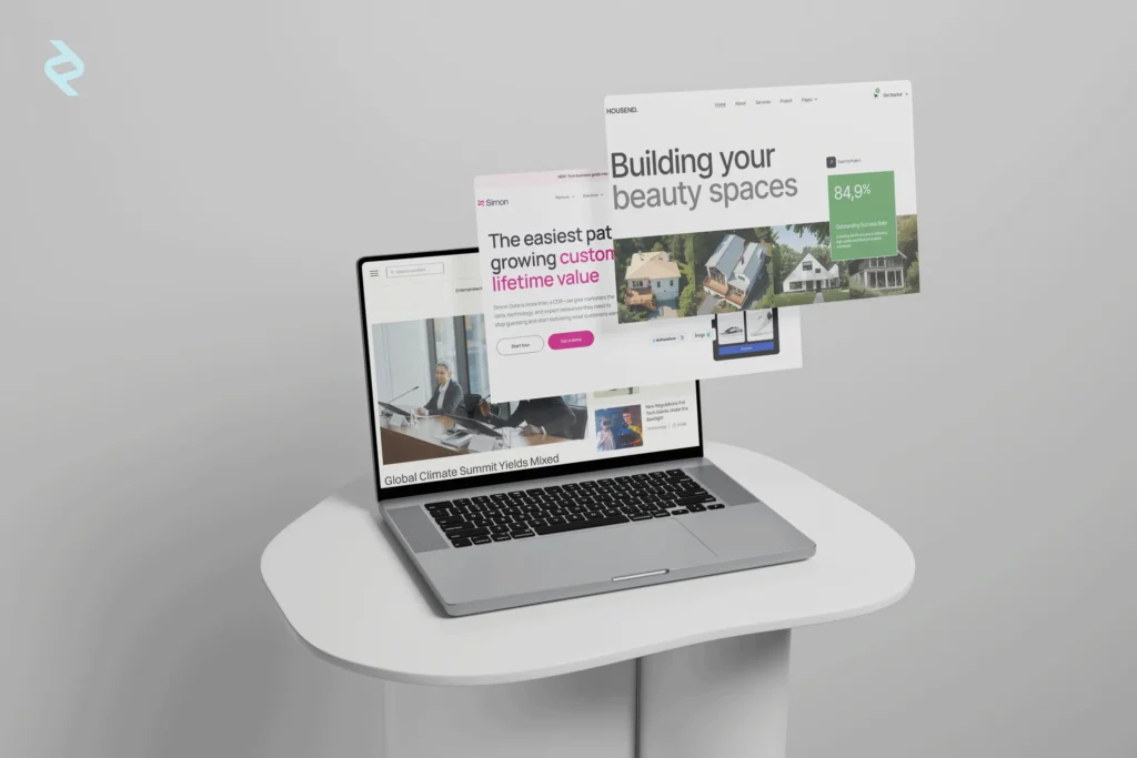Choosing A Web Design Agency: 9 Proven Checks For Ghana 2 Laptop Showing A Clean Business Website By A Web Design Agency In Ghana
