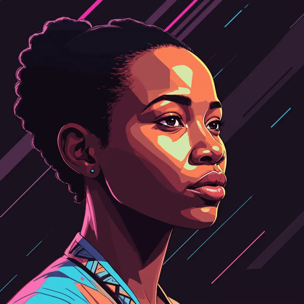 Illustrated Portrait Of A Confident Designer Building A Portfolio To Advance Your Design Career